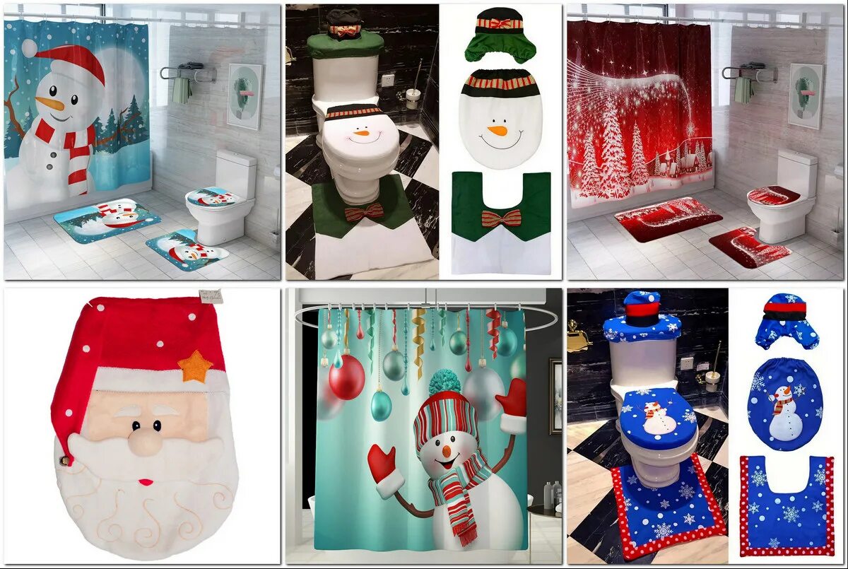 Новогодние комплекты для туалета. Новый год туалет файл. Украшение туалета. Новогоднее украшение унитаза. Новогодний декор туалета.