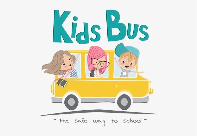 Job and transport Kids. Transporter for Kids. Transportation service for School. Requirements for children on the Bus infographic.