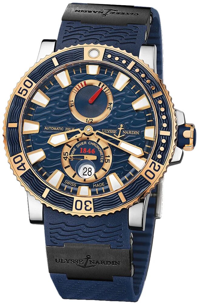 Maxi marine. Ulysse Nardin 265-90-3/93. Часы Ulysse Nardin Maxi Marine. Ulysse Nardin Maxi Marine Diver. Часы Улисс Нордин Diver.