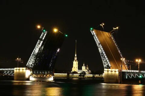 Ночные прогулки по разводным мостам