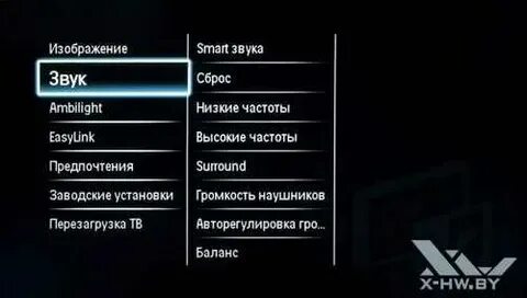Телевизор филипс нет звука причина