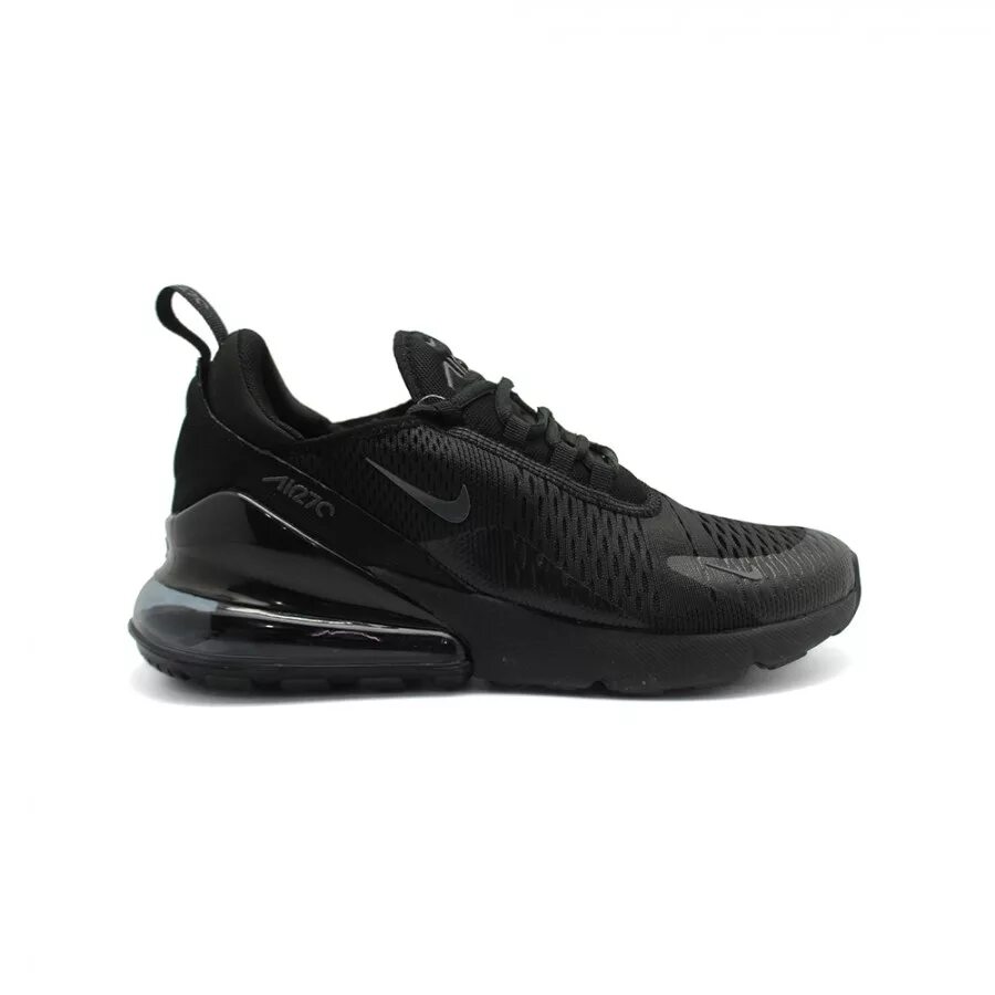 Купить темные кроссовки. Nike Air 270 Black. Nike Air Max 270 Black. Nike Air Max 270 мужские черные. Кроссовки Nike Air Max 270 черные.