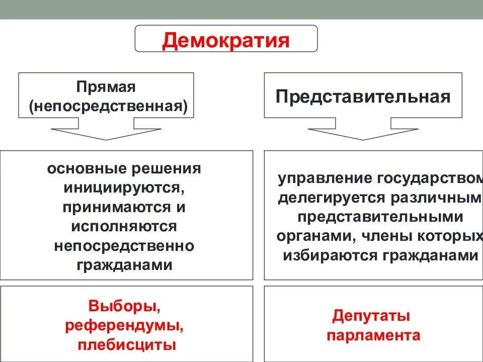 Представительная и прямая демократия референдум