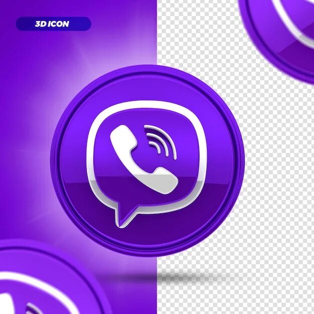 Viber 3. Значок вайбер. 3д иконка вайбер. Вайбер иконки синего цвета. Кнопка Viber 3d.