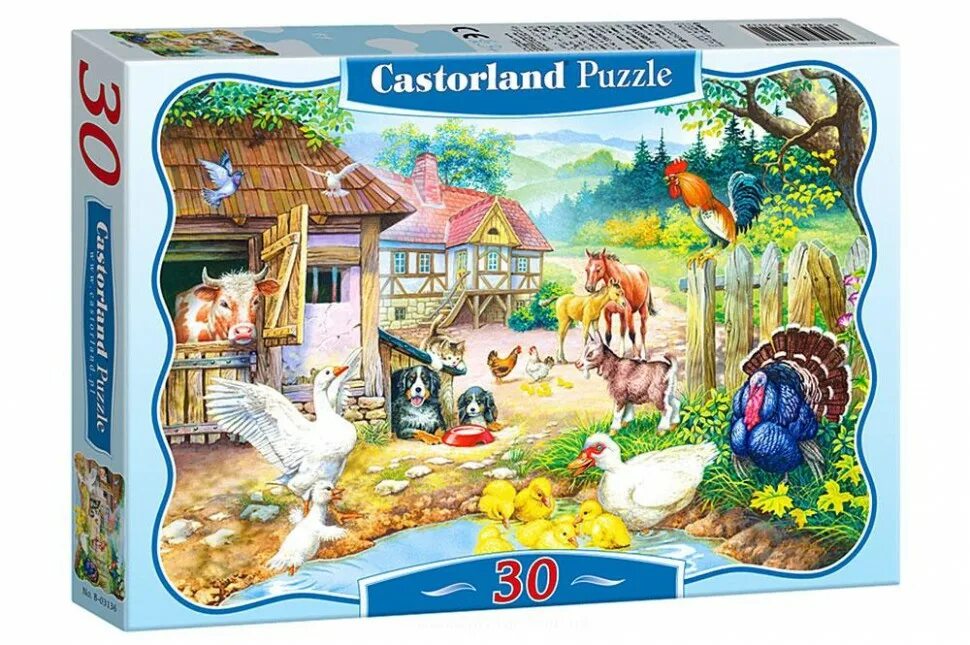 Пазл 30 элементов. Пазл castorland 30 деталей. пазл ферма 60 castorland. пазлы b5-06489 ферма, (60 деталей midi) castor land. пазл &quot;ферма&quot; (30 элементов).