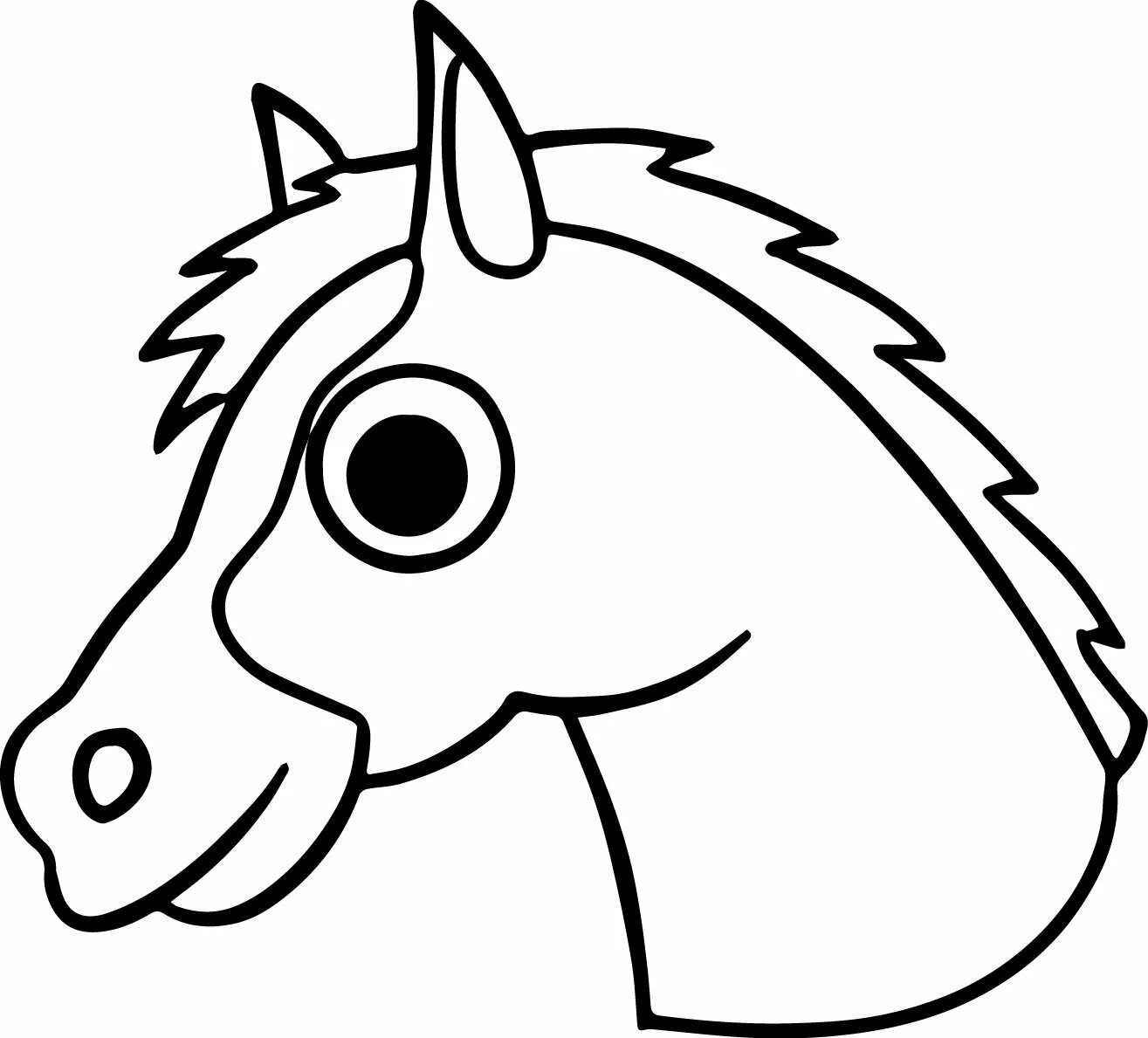Маска лошади для детей распечатать. Контур лошадки сбоку. голова лошади раскраска. морда лошади раскраска. раскраска голова лошади для детей.