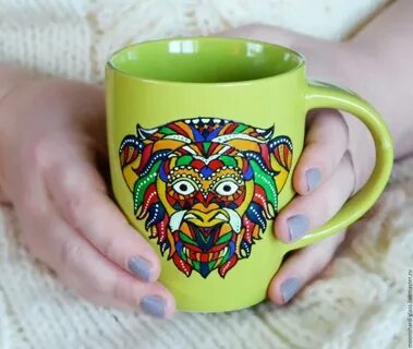 Кружка красками