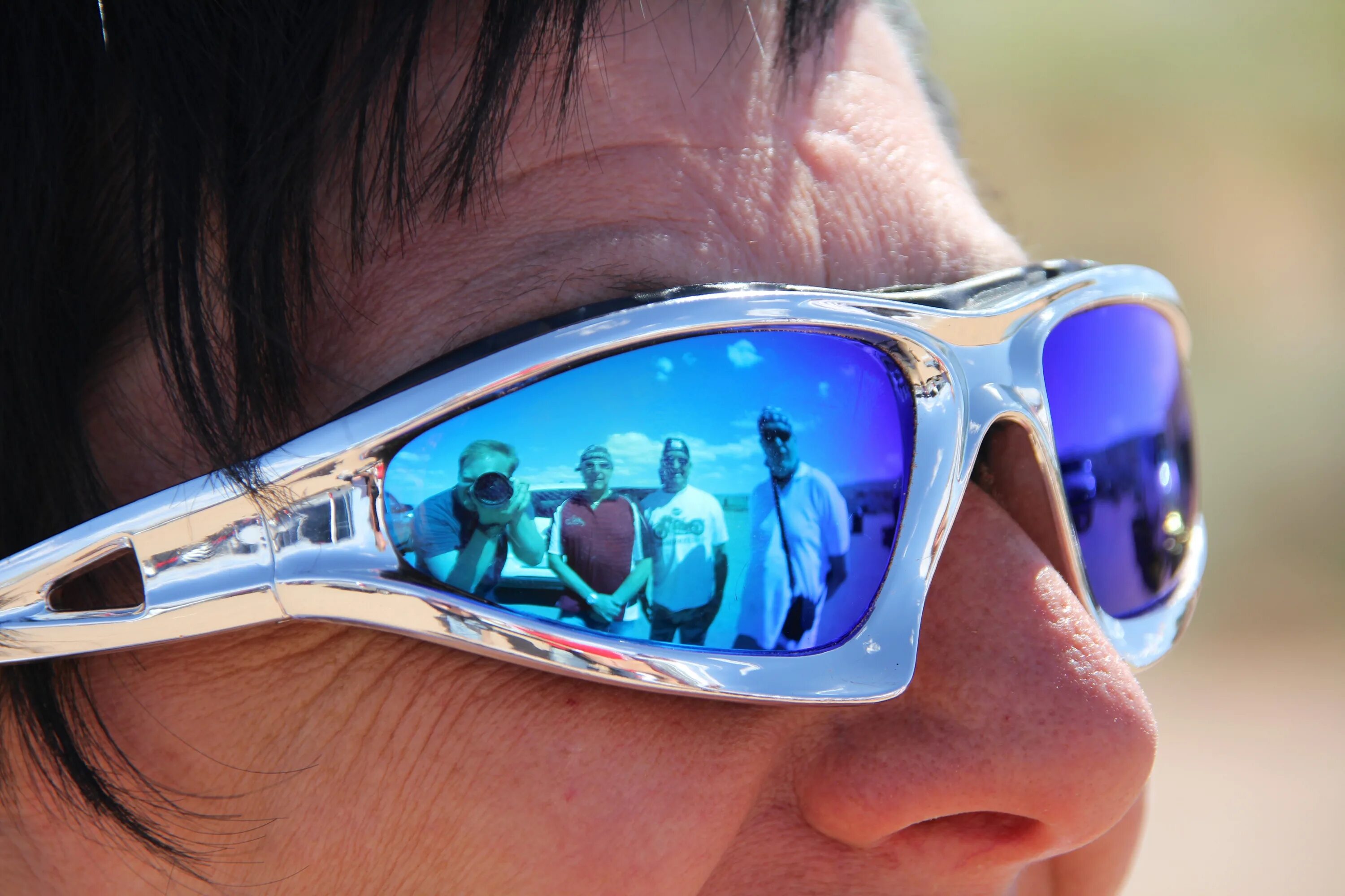 Очки Arizona USA. Солнечные очки. Синие солнцезащитные очки. Солнечные очки с глазами. Громадные очки