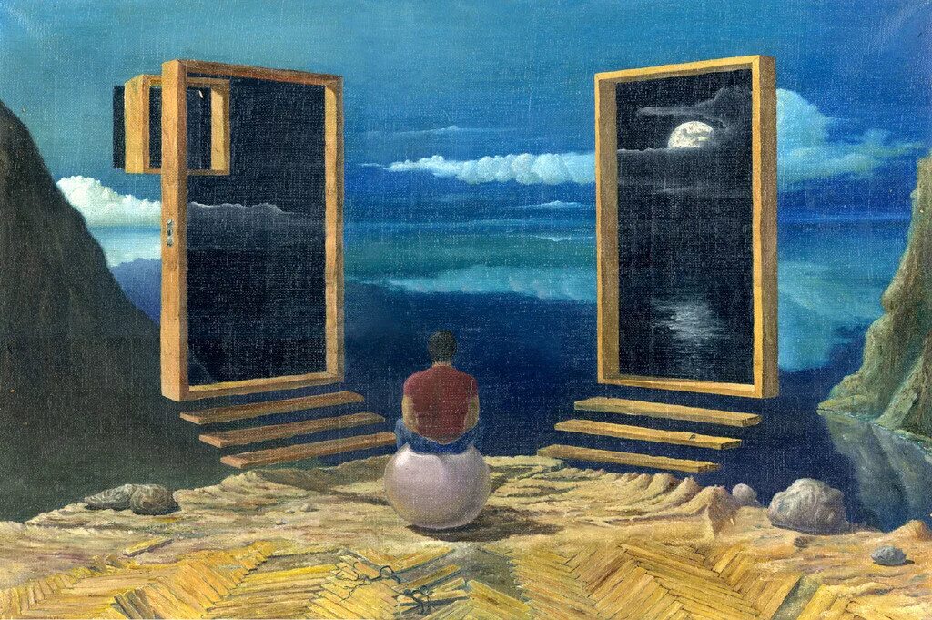 Картина двери открыты. Рене Магритт картины зеркало. Дверь в параллельный мир. Дверь в искусство. Дверь в жизнь.