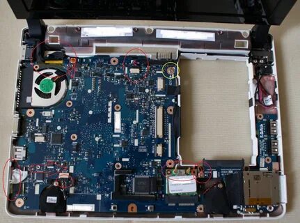 Acer aspire one разборка