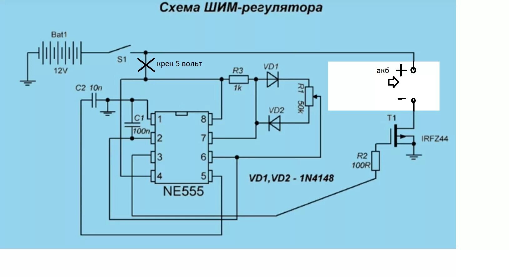 Шим ток регулятор