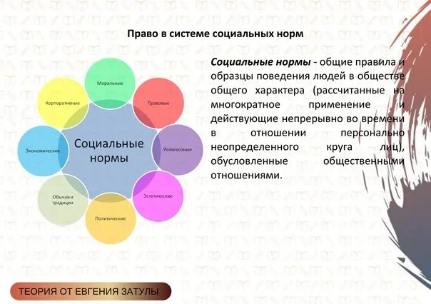 Право в системе социальных норм Обществознание. Связь социальных норм с правом