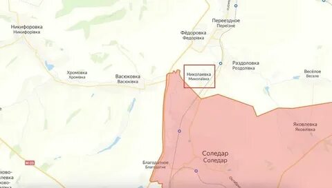Николаевка донецкая область на карте