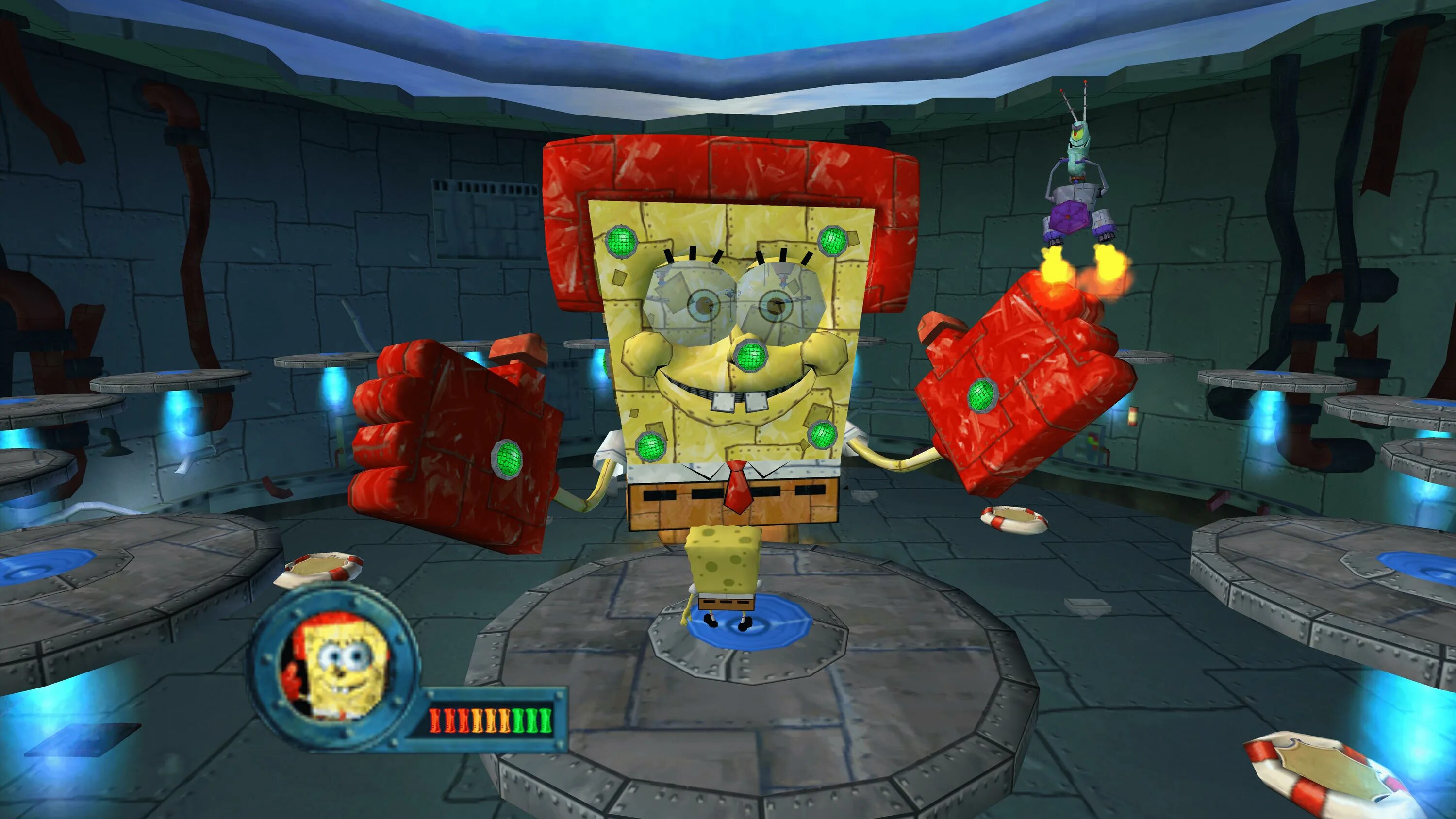 Игра боб робота. SPONGEBOT Steelpants. Spongebob Squarepants Battle for Bikini bottom 2003. Spongebob Squarepants: Battle for Bikini bottom - rehydrated. Spongebob Squarepants: Battle for Bikini bottom роботы.