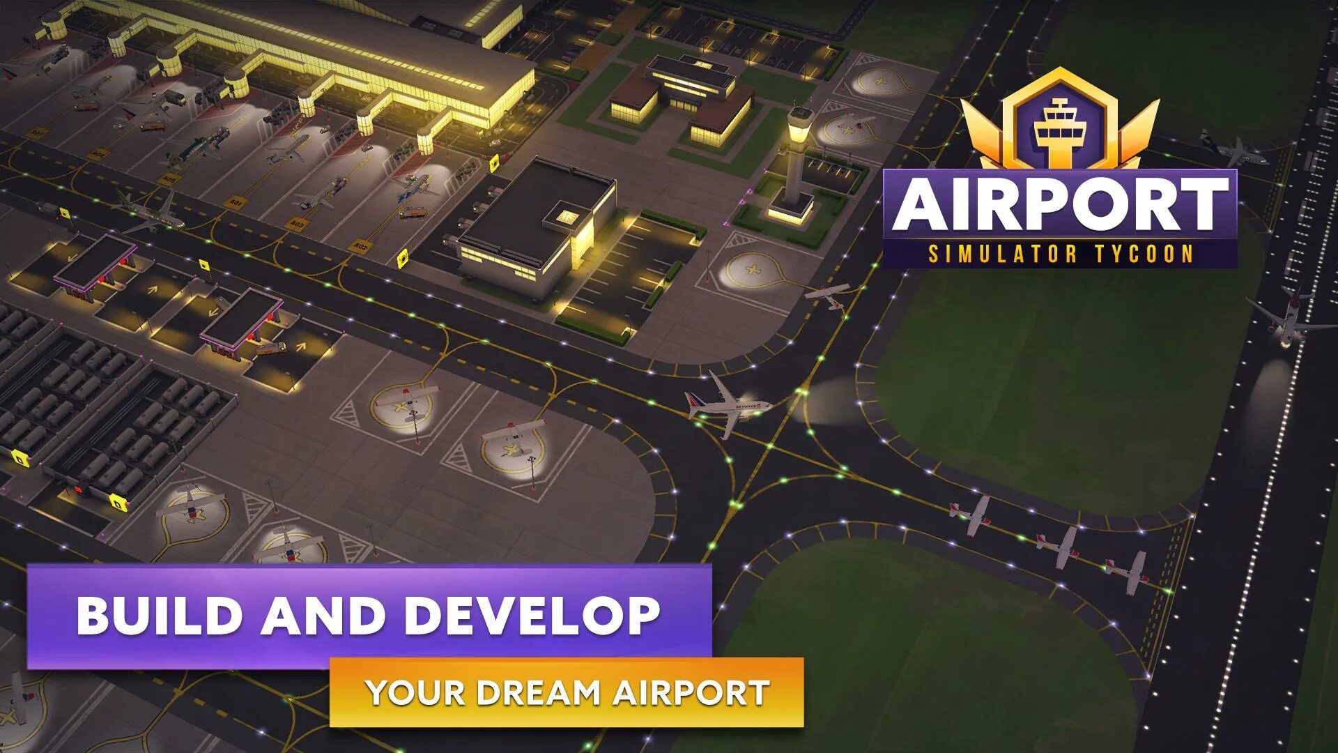 Airport simulator. Симулятор аэропорта. airport simulator first class.
