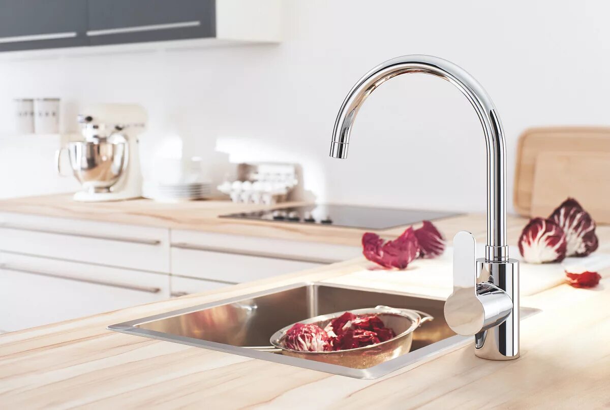 Сайт смесителей кухни. Смеситель для кухни Grohe Eurostyle Cosmopolitan 31482003. Grohe Eurostyle Cosmopolitan 31126002. Смеситель Grohe Eurostyle Cosmopolitan 31126004. Grohe 31126004.