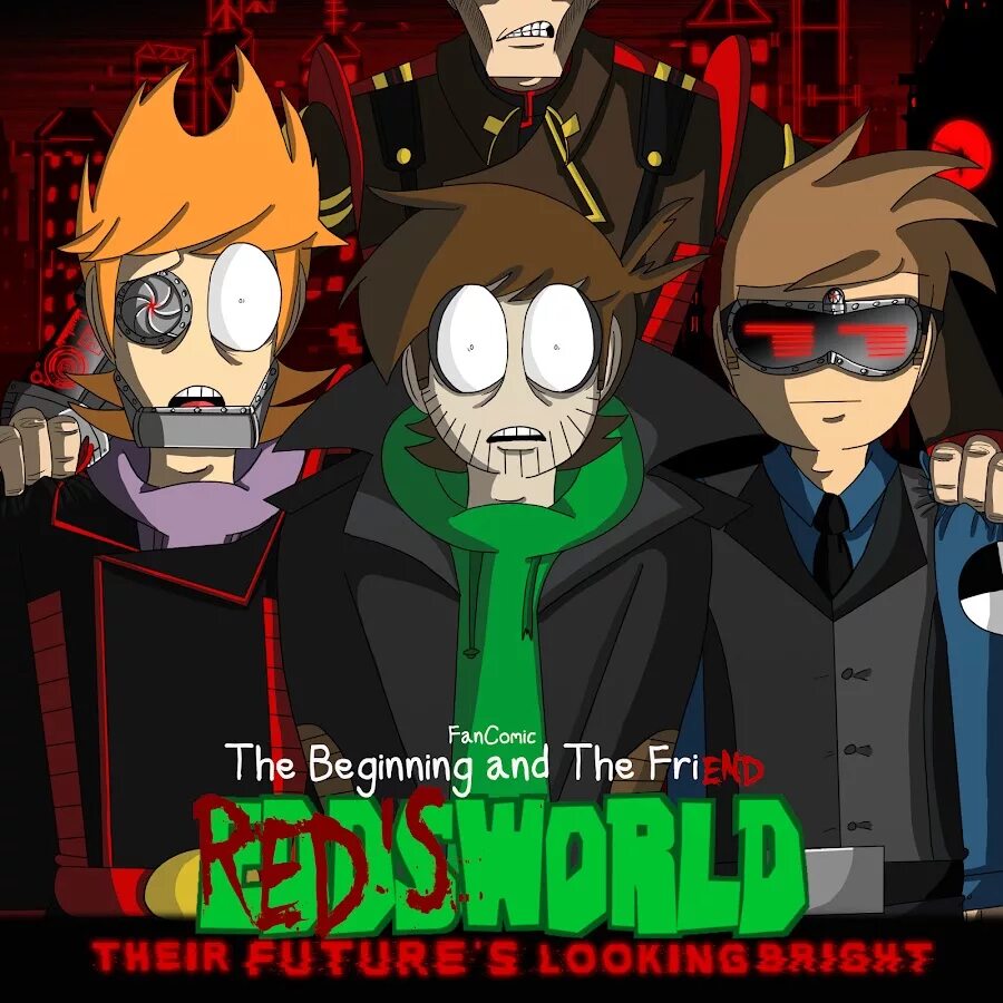 The beginning and the friend. Комикс эддсворлд tbatf. мэтт tbatf. eddsworld the fancomic. комикс про красного лидера эддсворлд.