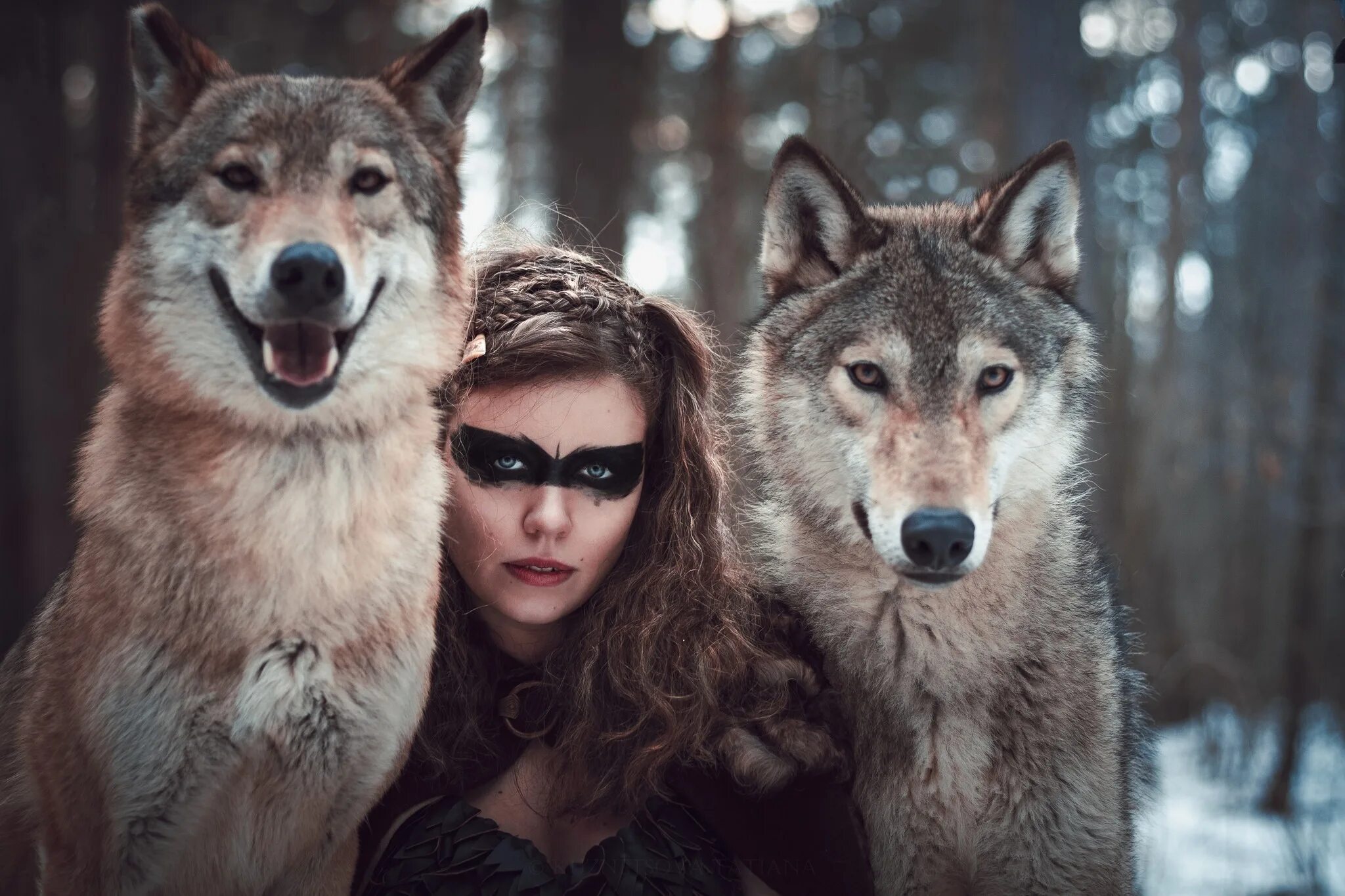 Женщина подобрала волка. Девушка с волком. Красивая девушка с волком. Фотосессия с волком. Волчица и девушка.