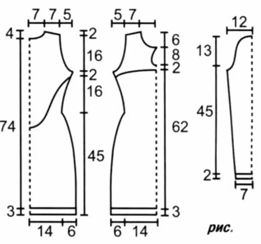 Готовая выкройка для полных. Выкройка приталенного трикотажного платья. Выкройка трикотажного платья с рукавами 44 размера. Выкройка трикотажного удлиненного жилета. Выкройка приталенного платья с рукавом 44 размера.