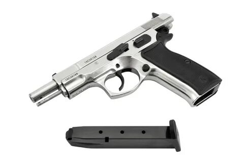 Z75 Kurs (CZ75) хром кал.10ТК охолощенный СХП пистолет + номерной.