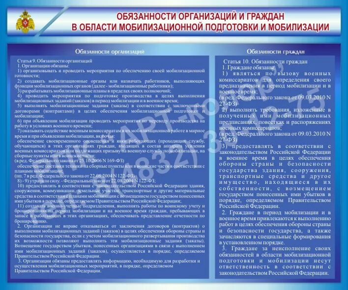 Закон 169. Обязанности организации при мобилизации. При объявлении мобилизации. Обязанности руководителей организации при мобилизации. Ответственность руководителя по мобилизационным.