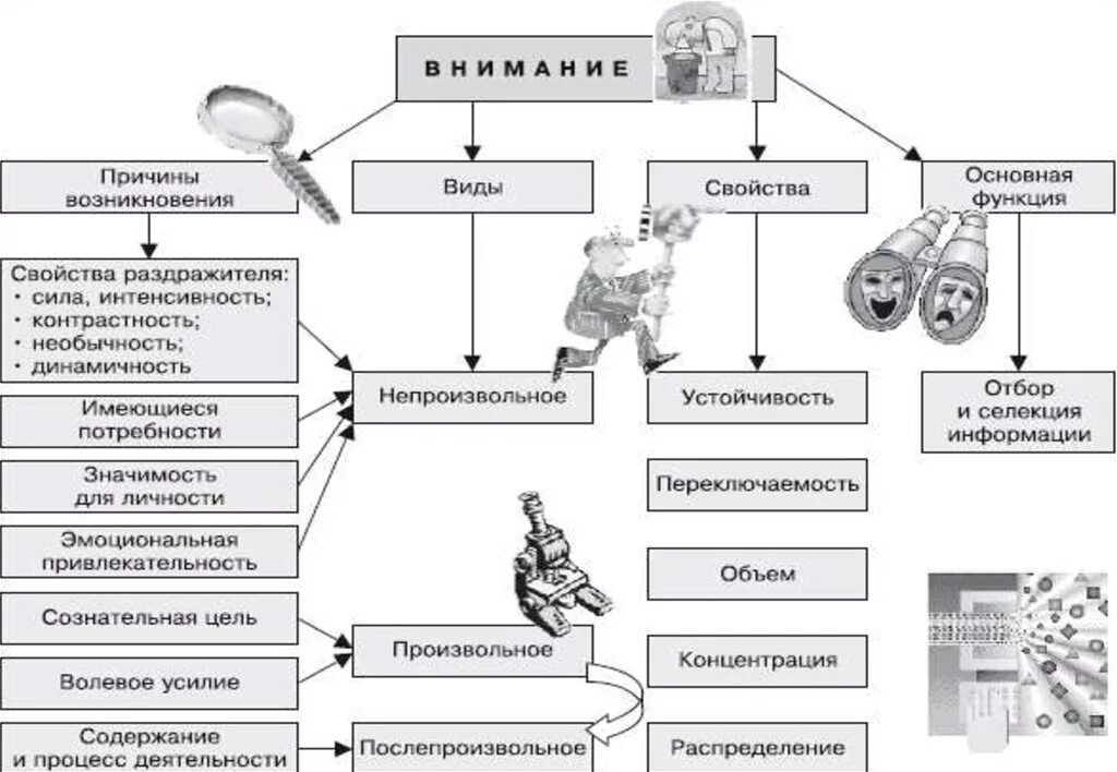 Внимание психический процесс. Психические процессы схема. Процессы внимания в психологии. Внимание как психический процесс. Причины возникновения внимания