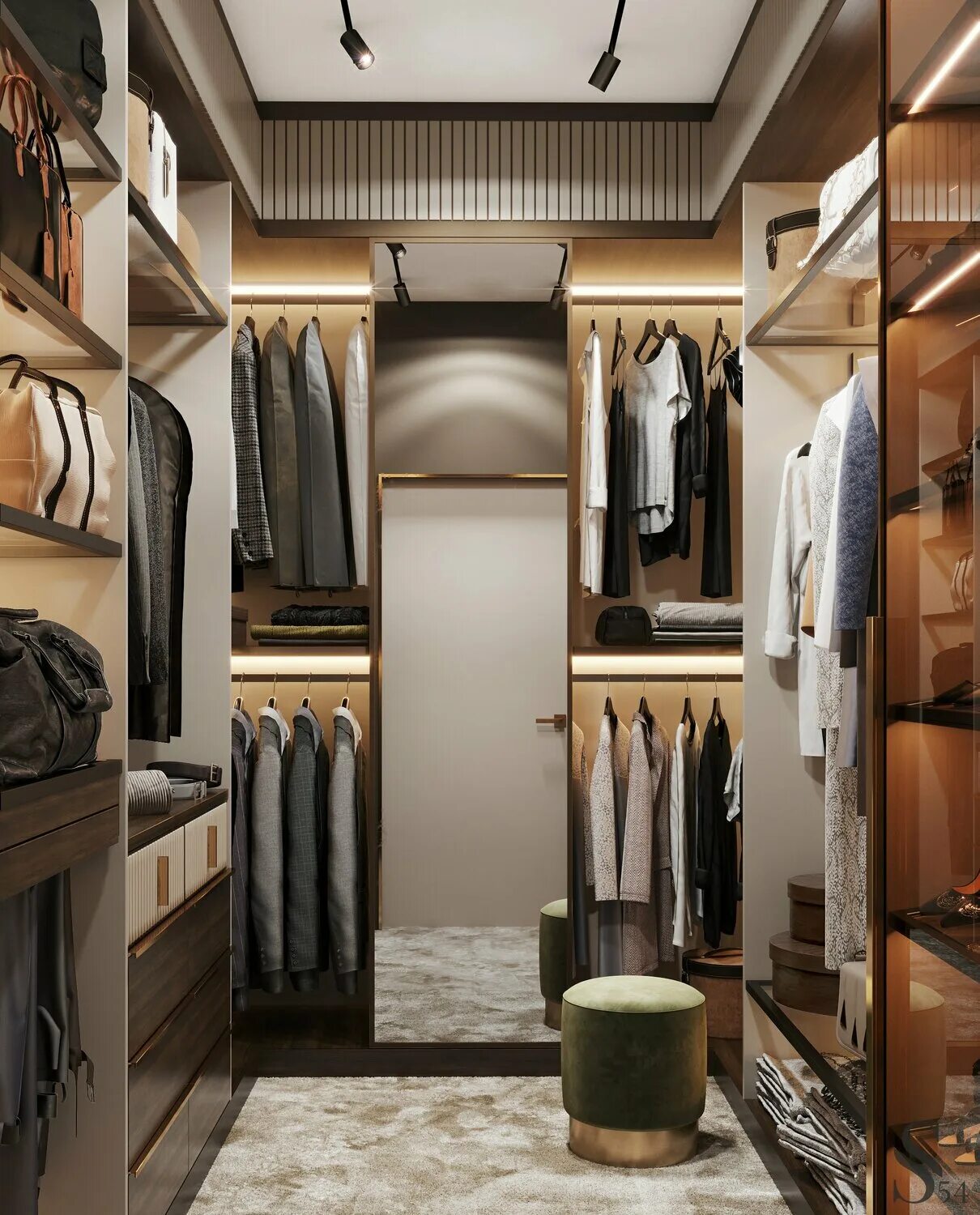 проходная гардеробная. гардеробная комната. гардеробная studia 54. стальная трубочная гардеробная система. гардеробная студия 54.