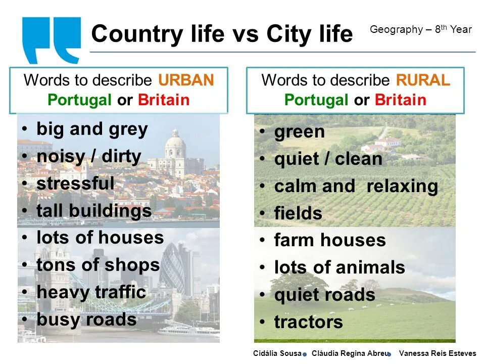 City Life and Country Life. City vs Country Life. City Life vs Country Life. City Life coutrylife.