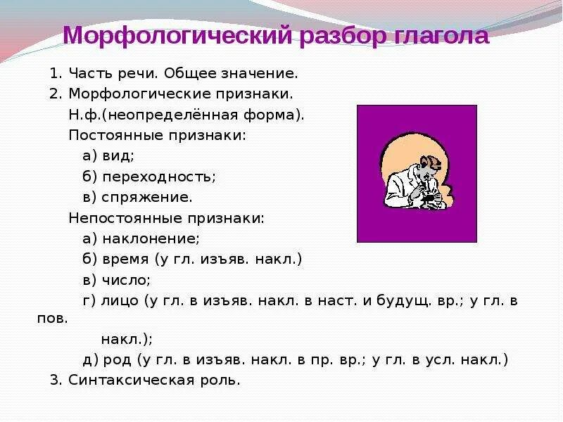 Спустившимся разбор. Разбор глагола как часть речи 5 класс. Разбор слова как часть речи глагол 6 класс. Морфологический разбор глагола памятка. Разбор слова как часть речи глагол.