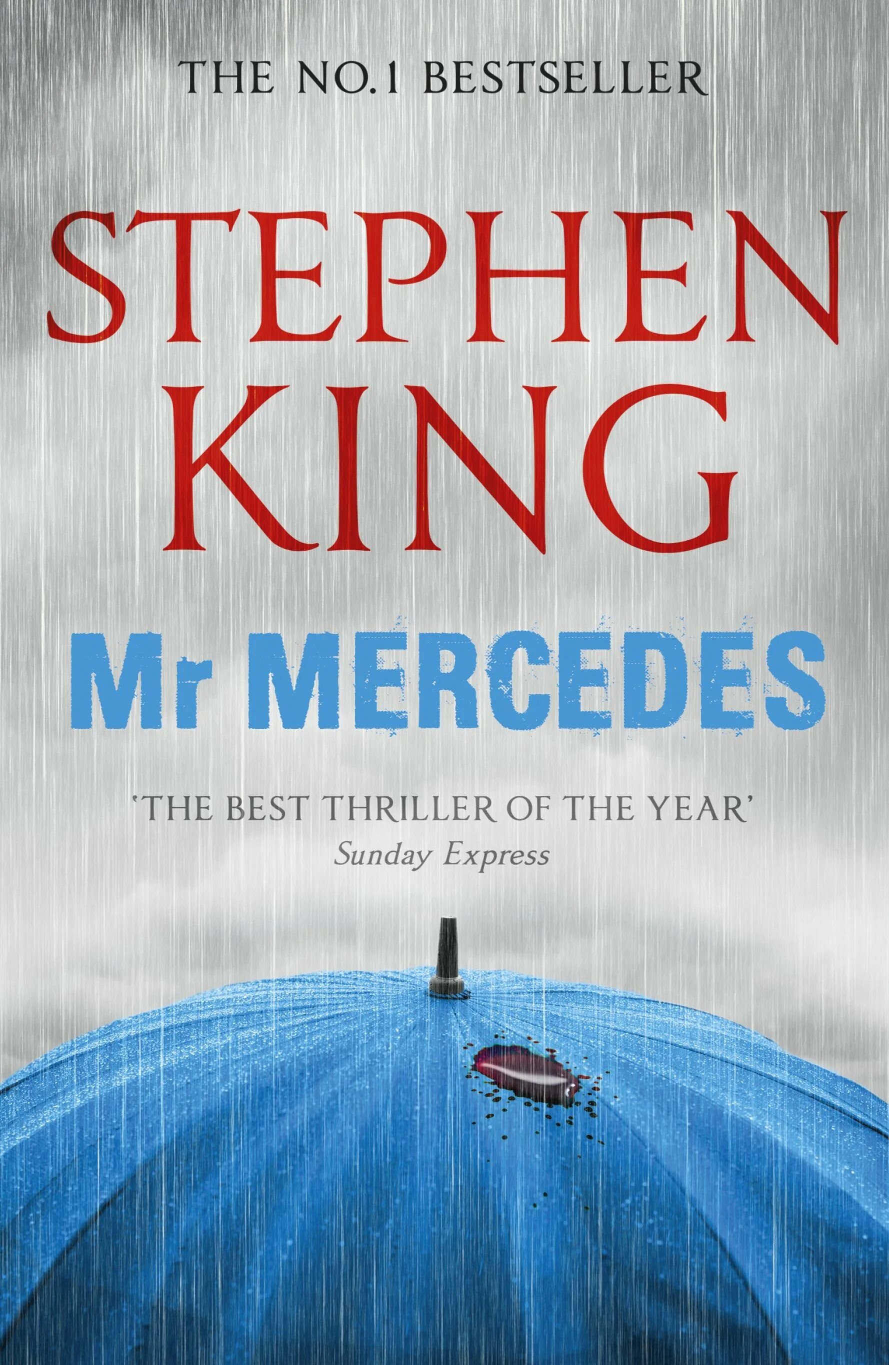 King Stephen "Mr Mercedes". Stephen King Mr Mercedes book.