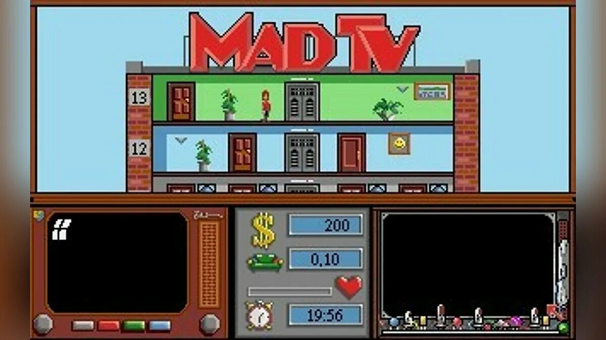 Игра ТВ. Mad TV game. TV дос игра. Игра про ТВ студию.