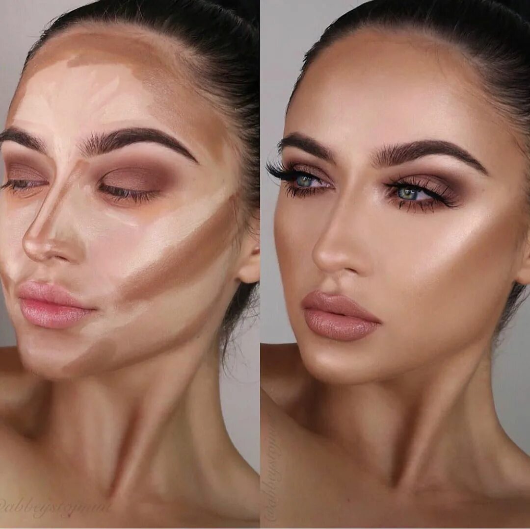 Highlighter contour