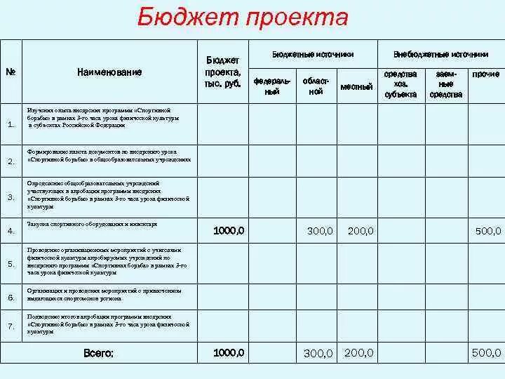 Проект бюджетного правила. Бюджет проекта. Бюджет проекта пример. Общий бюджет проекта. Форма бюджета проекта.