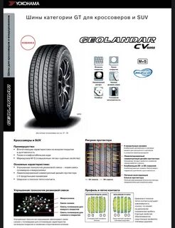Шины yokohama geolandar cv g058