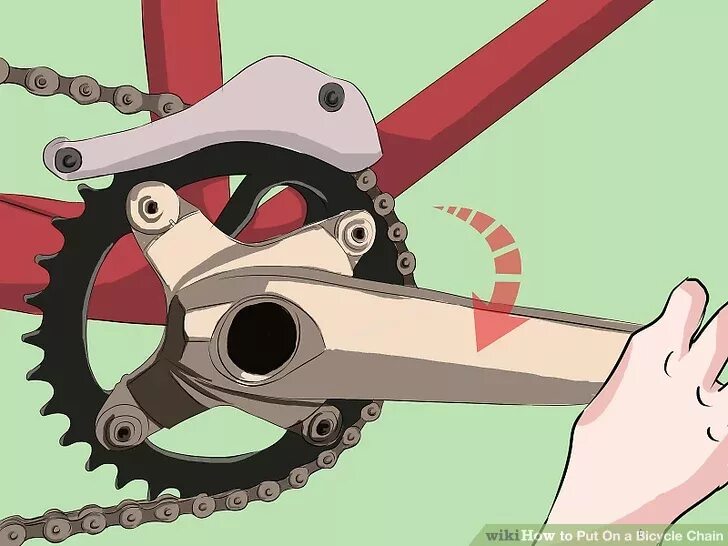 Someone use my bicycle the chain