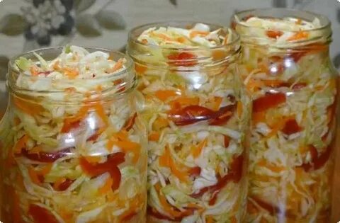 Салат на зиму сладкая капуста
