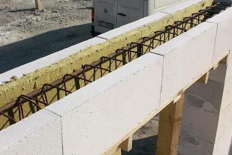 Как сделать перемычку из газобетона