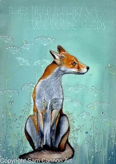 Sam cannon, Fox art, Animal art.