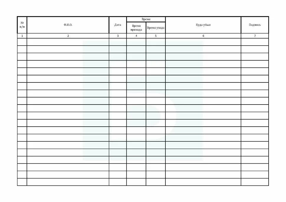 Журнал прихода и ухода. Журнал посещения сотрудников рабочего времени. Журнал учета присутствия на рабочем месте. Журнал регистрации учета рабочего времени работников. Журнал учёта рабочего времени образец.