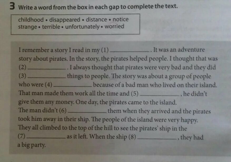 Complete the text with the Words in the Box. Write one Word in each gap.. Complete the text with the Words from the Box 5 класс рабочая тетрадь. Write a Word from the Box in each gap to complete the text. Each gap перевод