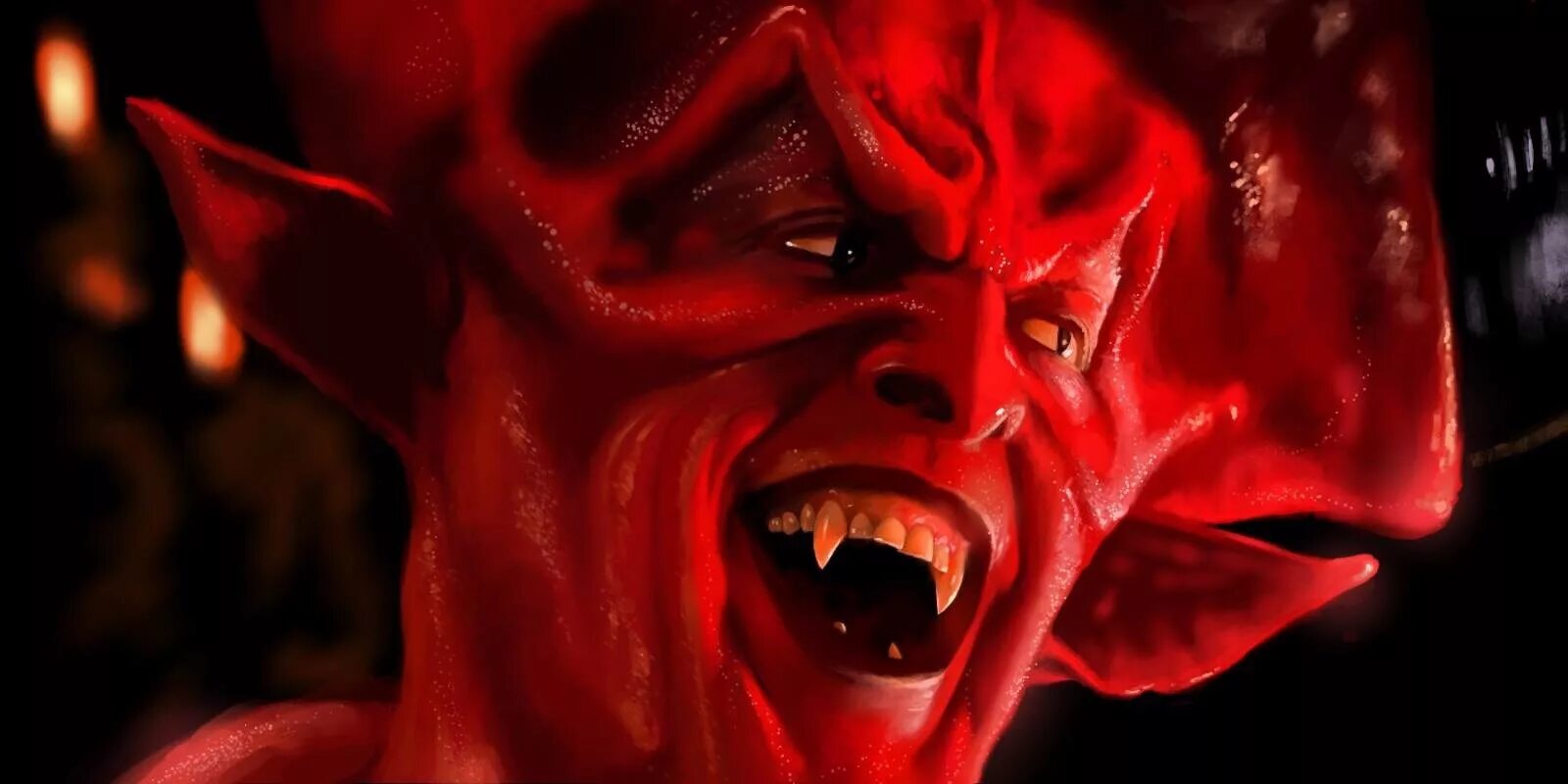 удивленный черт