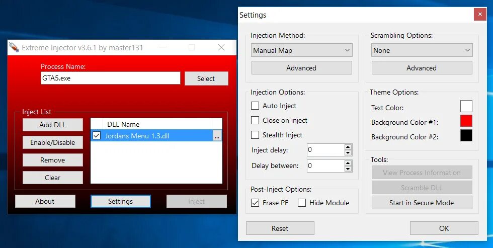 Process dll. Экстрим инжектор. Injector GTA. Инжектор dll. Extreme injector v3.
