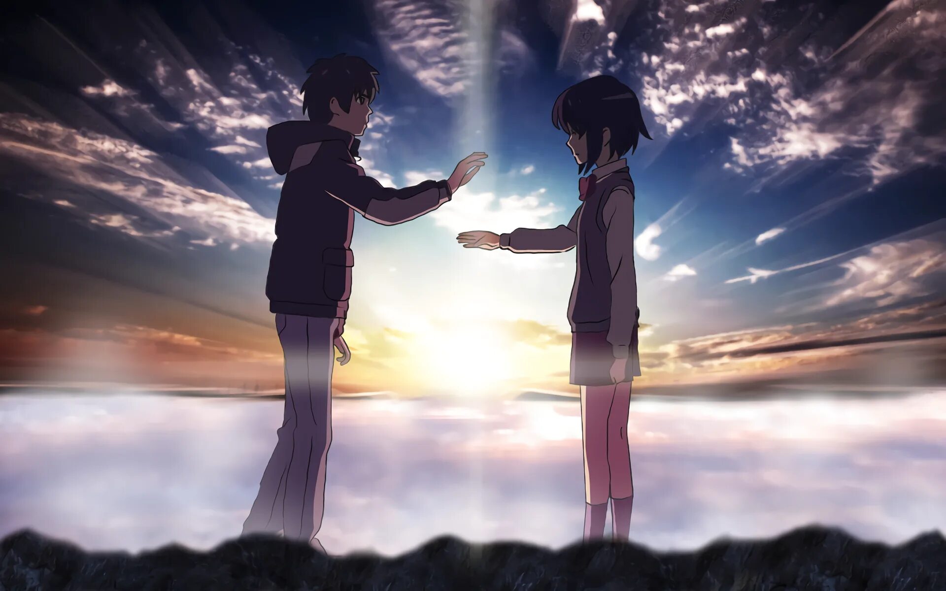 Your name near. Твоё имя / Kimi no na WA.. Мицуха Миямидзу дитя.