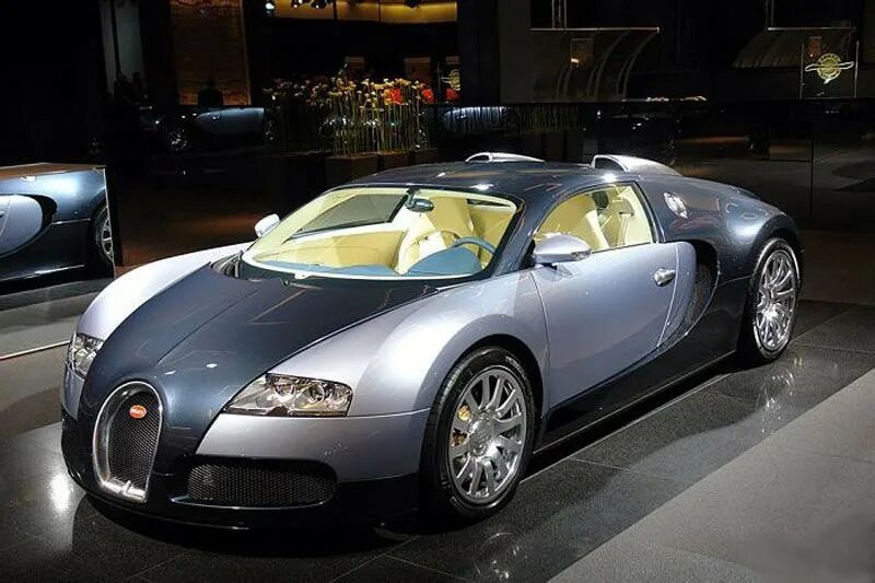 Дорогие автомобили 3. Bugatti Veyron 2005. Bugatti Veyron 2001. Бугатти Вейрон серебристый. Bugatti 16.4 Veyron 2001.