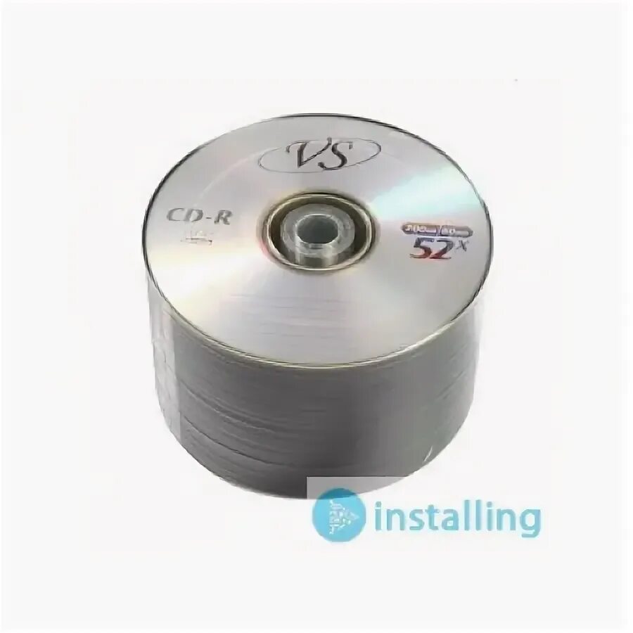 Verbatim CD-R диск, чистые серебряные диски CD диск CDR 80 мин 700 Мб 52X 10 пак