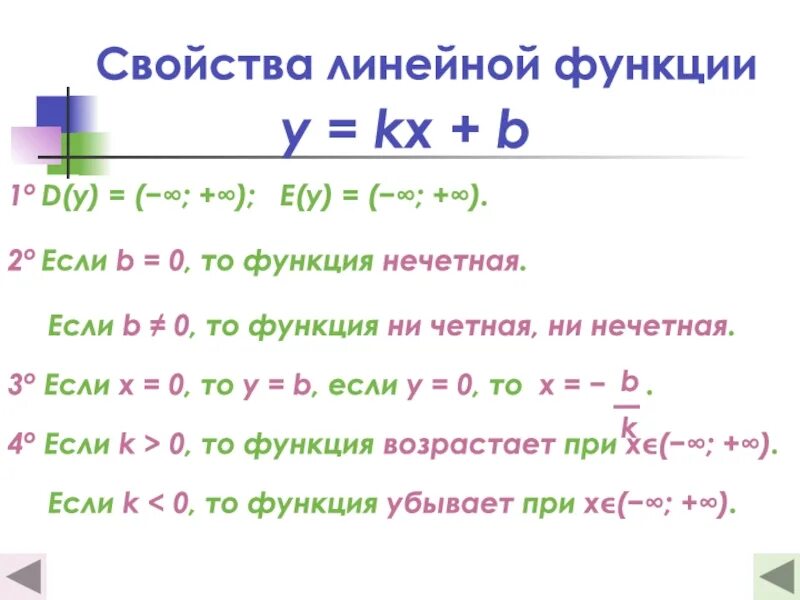 Свойства линейной функции 8 класс. Четность линейной функции. Свойства линейной функции. Св-ва линейной функции. Основные свойства линейной функции.