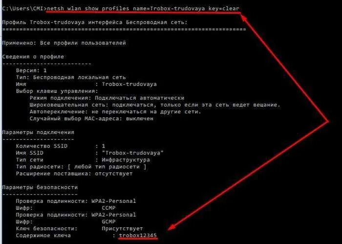 Shows profile. Netsh WLAN show profiles. Netsh show WLAN. Cmd netsh WLAN show profiles. Пароль от вайфая через командную строку.