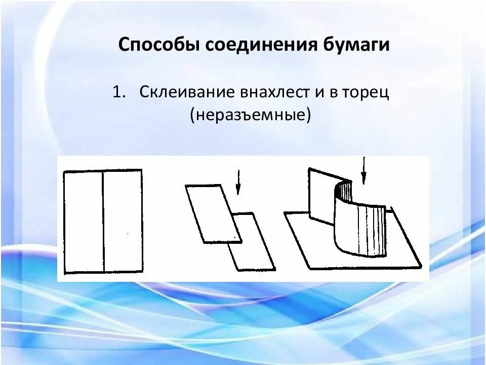 Соединить бумагу
