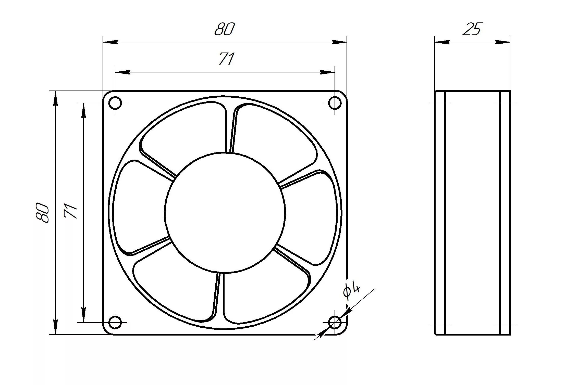 Размеры крепления кулеров. Вентилятор 80 чертеж. 140мм вентилятор чертеж крепления. Кулер 80мм чертеж. Вентилятор 80x80x25 чертеж.