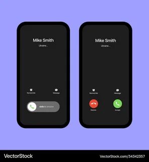 Экран вызова realme